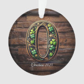 Celtic monogram letter ornament (voorkant)