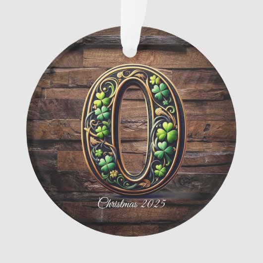 Celtic monogram letter ornament (voorkant)