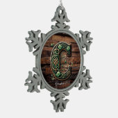 Celtic monogram letter ornament (Links)