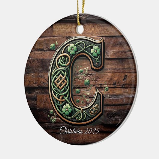 Celtic monogram letter ornament (Links)