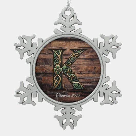 Celtic monogram letter ornament (Voorkant)