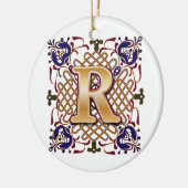 Celtic Monogram Letter R Keramisch Ornament (Links)