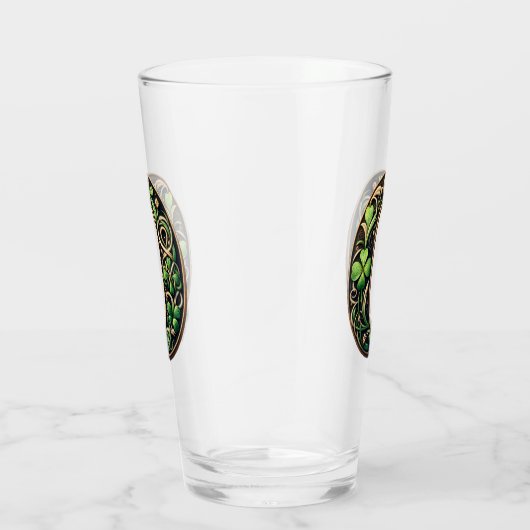 Celtic Monogram Pint Glass Glas (Rechts)