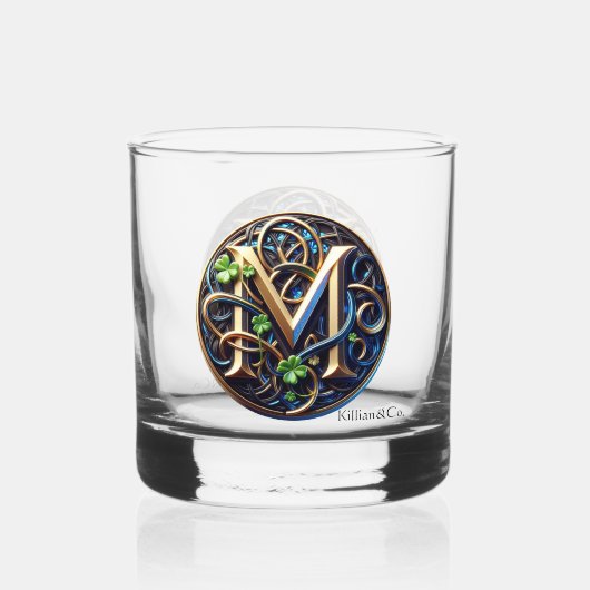 Celtic Monogram Rocks Glass Set Whisky Glas (Voorkant)