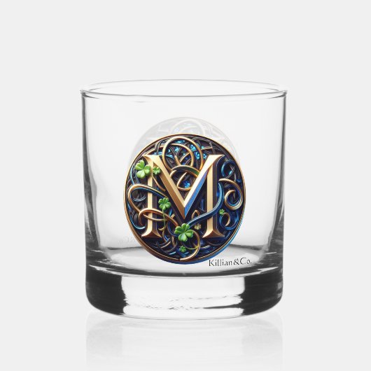 Celtic Monogram Rocks Glass Set Whisky Glas (Achterkant)