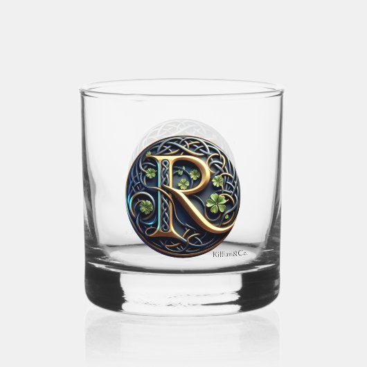 Celtic Monogram Rocks Glass Set Whisky Glas (Achterkant)