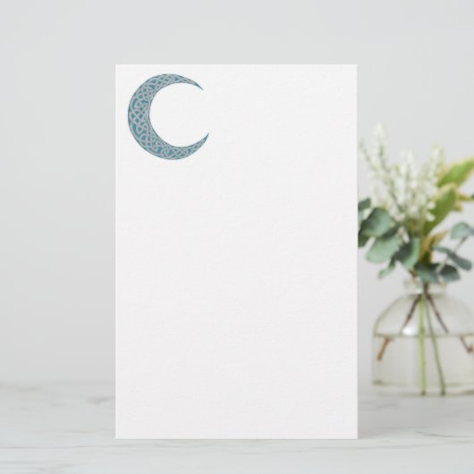 Celtic Moon Briefpapier (Staand voorkant)