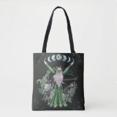 Celtic Moon Goddess Tote Bag (Voorkant)