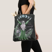Celtic Moon Goddess Tote Bag (Dichtbij)