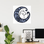 Celtic Moon Poster (Thuiskantoor)