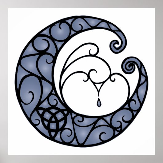 Celtic Moon Poster (Voorkant)