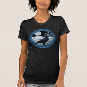 Celtic Moon, Raven en Dolman Women's T-Shirts