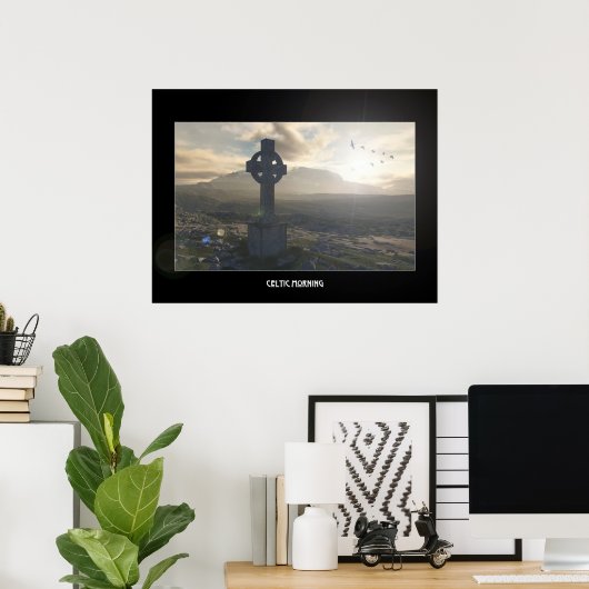 Celtic Morning Poster (Thuiskantoor)
