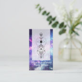 *~* Celtic Mystical Universe Psychic Medium Nebula Visitekaartje (Staand voorkant)