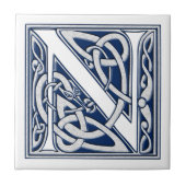 Celtic N monogram Tegeltje (Voorkant)