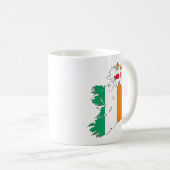 Celtic Nation Irish Map Koffiemok (Voorkant rechts)
