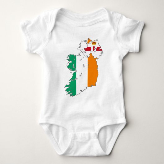 Celtic Nation Irish Map Romper (Voorkant)
