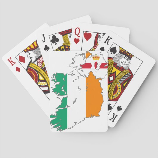 Celtic Nation Irish Map Speelkaarten (Achterkant)