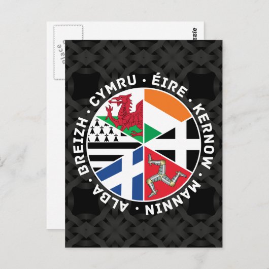 Celtic Nations Flags Briefkaart (Voorkant / Achterkant)