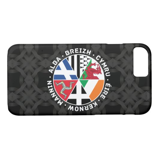 Celtic Nations Flags iPhone 7 Hoesje (Achterkant (Horizontaal))