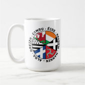 Celtic Nations Flags Koffiemok (Links)