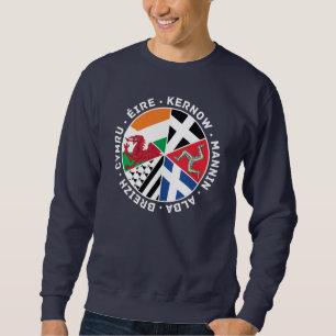 Celtic Nations Flags Sweatshirt, Isle of Mann Trui