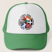 Celtic Nations Flags Trucker Pet (Voorkant)