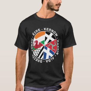 Celtic Nations Landen Vlaggen Mannen T-shirt