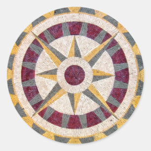 Celtic Nautical Compass Ronde Sticker