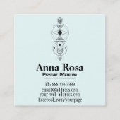 *~* Celtic Nebula Mystical Universe Psychic Medium Vierkante Visitekaartje (Achterkant)