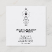 *~* Celtic Nebula Mystical Universe Psychic Medium Vierkante Visitekaartje (Achterkant)