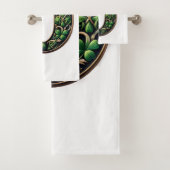 Celtic O Towel Set Bad Handdoek (Insitu)