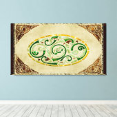 Celtic Old Traditional Folk Art Canvas Afdruk (Insitu (Houten vloer))