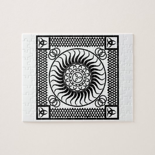 Celtic ornament Single Legpuzzel (Horizontaal)