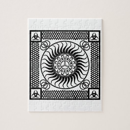 Celtic ornament Single Legpuzzel (Verticaal)