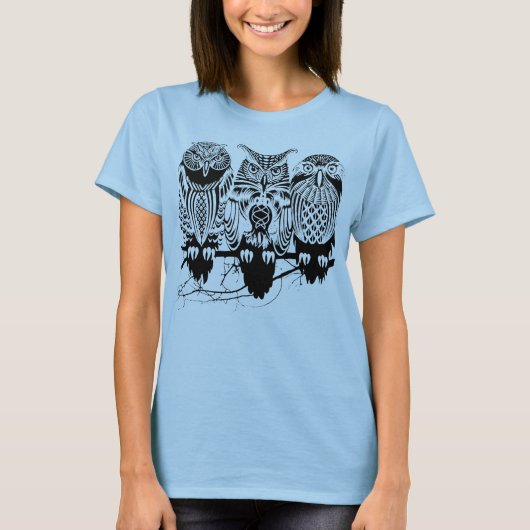 Celtic Owl T-shirt (Voorkant)