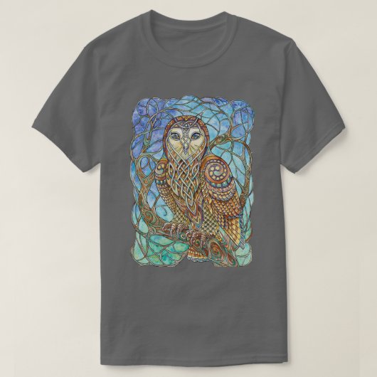 Celtic Owl T-shirt (Design voorkant)