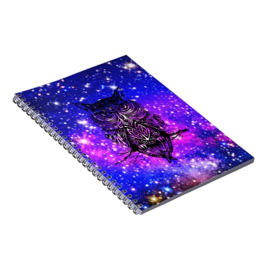 Celtic owl universum notitieboek (Rechterzijde)