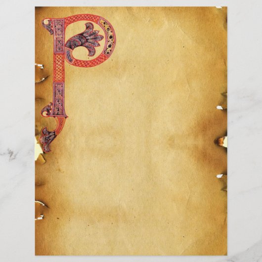 CELTIC P MONOGRAM PARCHMENT (Voorkant)