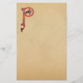 CELTIC P MONOGRAM PARCHMENT BRIEFPAPIER (Voorkant)
