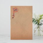 CELTIC P MONOGRAM PARCHMENT BRIEFPAPIER (Staand voorkant)