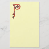 CELTIC P MONOGRAM-smeltpapier Briefpapier (Voorkant)