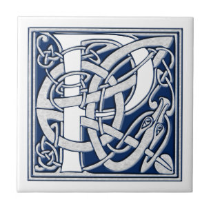Celtic P Monogram Tegeltje