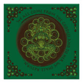 Celtic Pagan Fertility Goddess Perfect Poster (Voorkant)