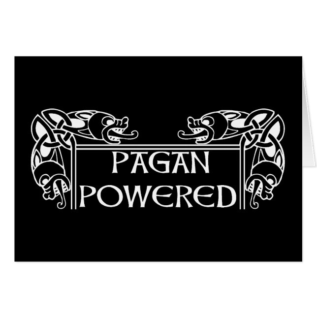 Celtic pagan Powered (Voorkant Horizontaal)