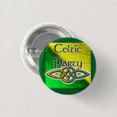 Celtic Party Logo Ronde Button 3,2 Cm (Voorkant /achterkant)