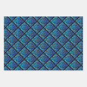 Celtic Pattern 3 Colors Wrapping Paper Set (Voorkant 3)