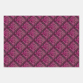 Celtic Pattern 3 Colors Wrapping Paper Set (Voorkant 2)