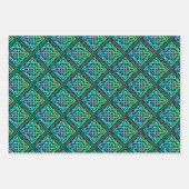 Celtic Pattern 3 Colors Wrapping Paper Set (Voorkant)