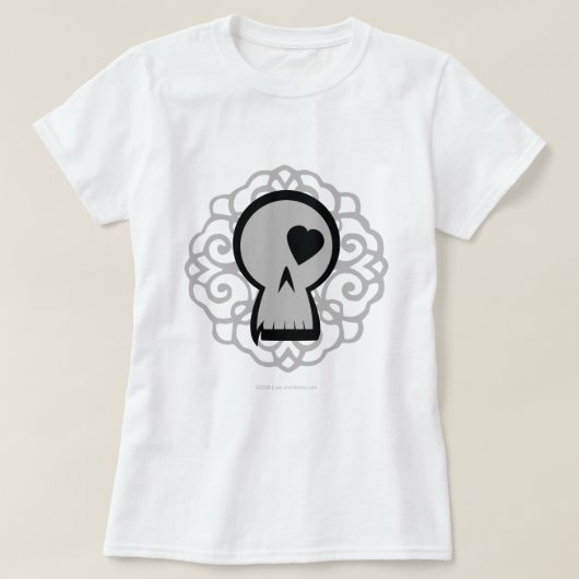 Celtic Pattern Skull Logo light T-shirt (Design voorkant)